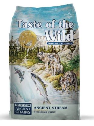 Taste of the Wild Ancient Stream Canine Recipe with Smoked Salmon Dry Dog Food - 5 lbs.