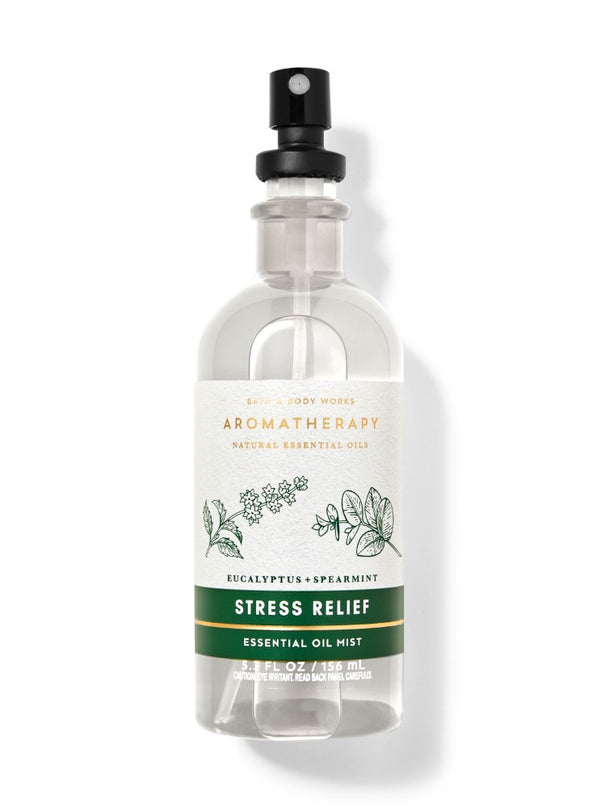 Bath & Body Works Aromatherapy Essential Oil Mist - Stress Relief - Eucalyptus & Spearmint