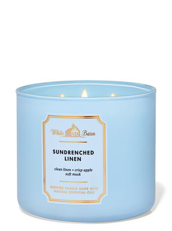 Bath & Body Works 3-Wick Candle - Sun Drenched Lemon