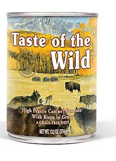 Taste of the Wild High Prairie Canine Formula with Bison in Gravy Wet Dog Food - 13.2 oz.