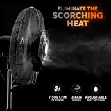 NewAir 24" Oscillating Misting Fan