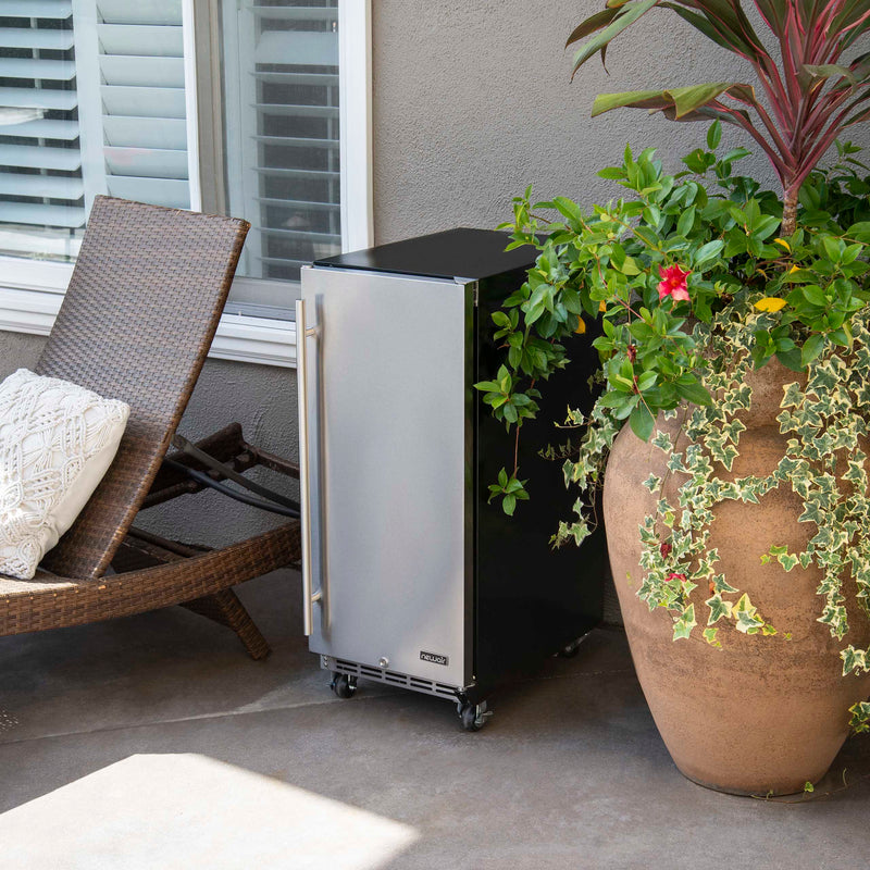 NewAir 15” Built-in 90 Can Outdoor Beverage Fridge