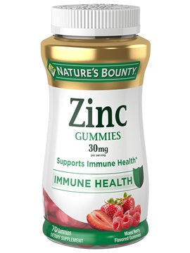 Nature's Bounty Zinc Gummies - 30mg - 70 Count