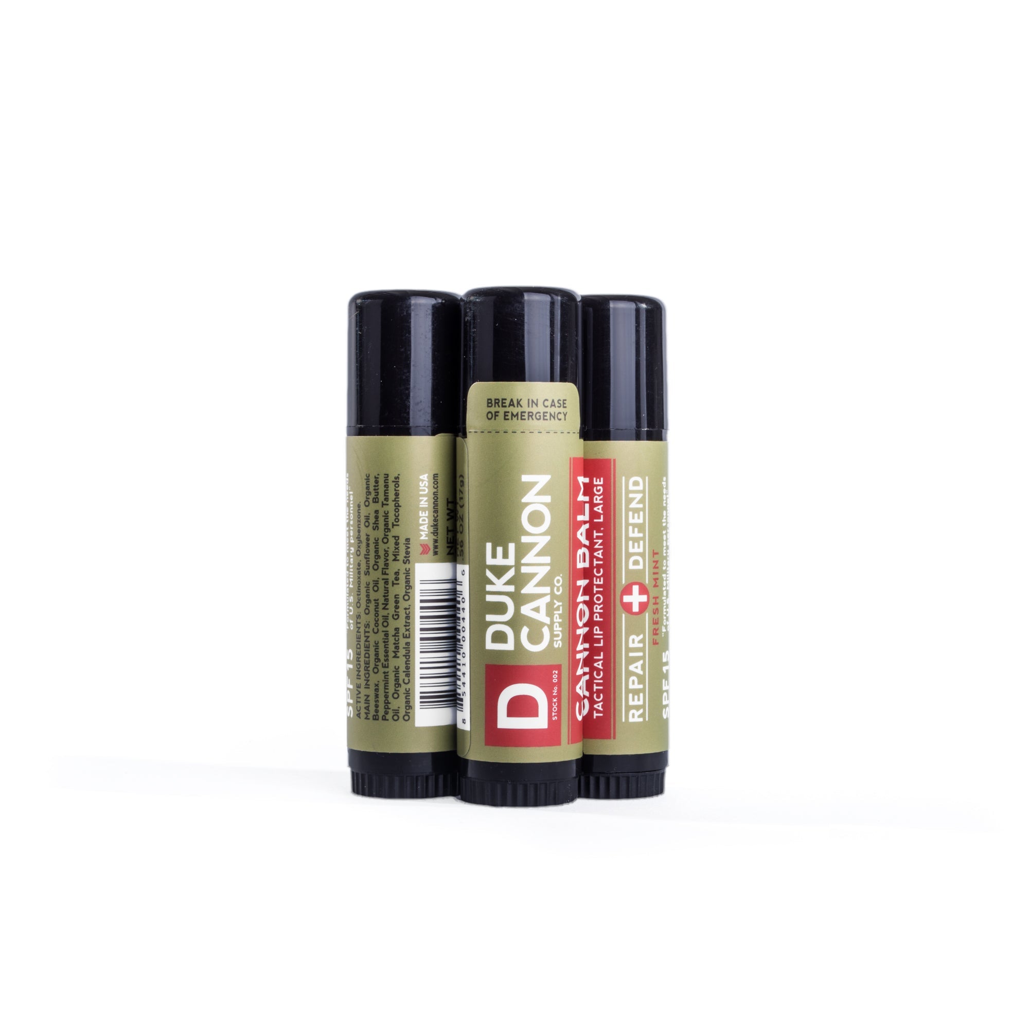 DUKE CANNON Cannon Balm Tactical Lip Protectant