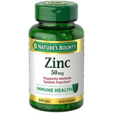 Nature's Bounty Zinc Supplement Caplets - 50mg - 200 Count