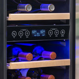NewAir 15" Built-In 29 Bottle Dual Zone Compressor Wine Cooler
