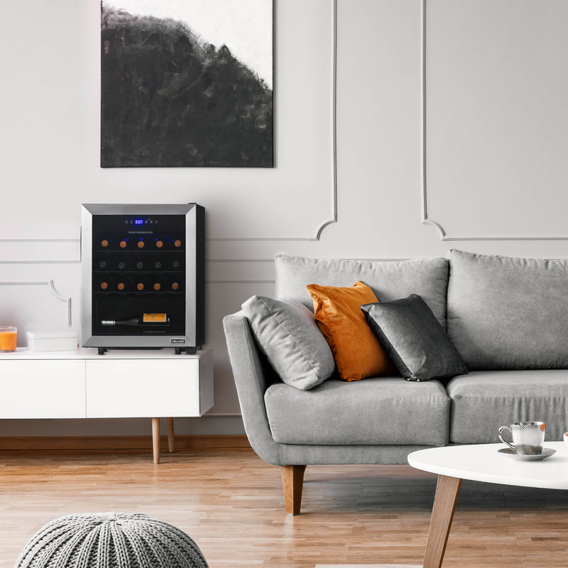 NewAir 23 Bottle Single Zone Freestanding Wine Cooler