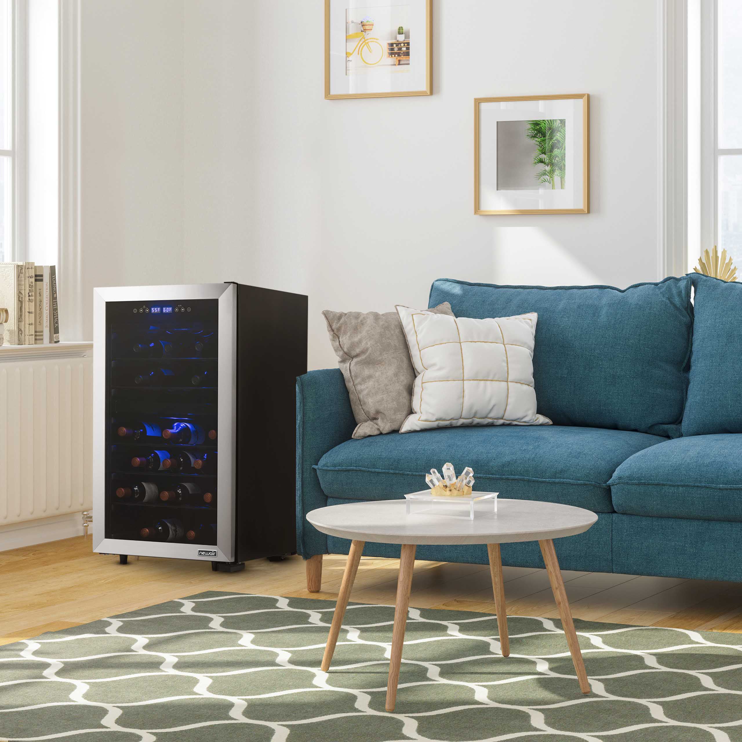 NewAir 43 Bottle Dual Zone Freestanding Wine Cooler