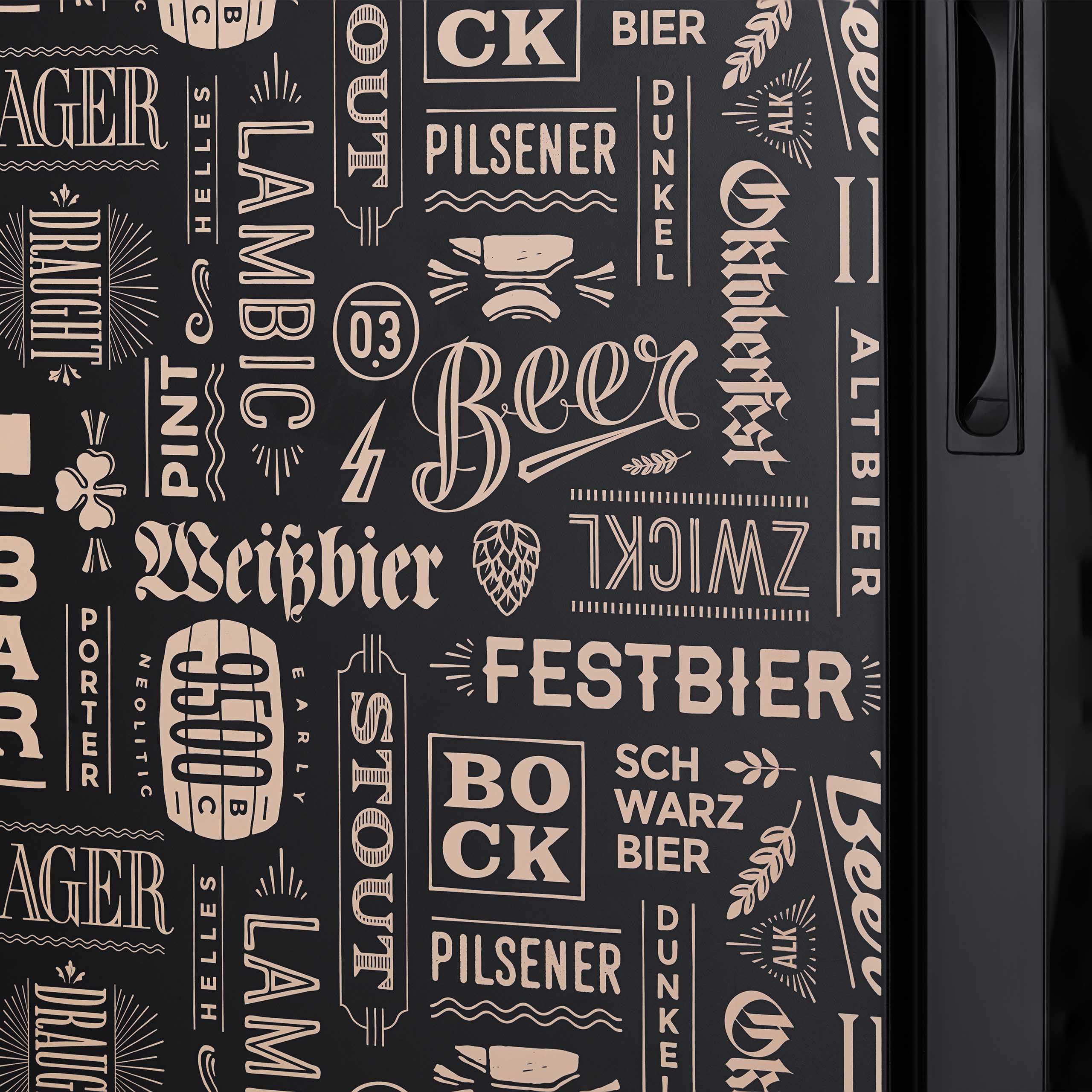 NewAir "Beers of the World" Custom Designed 126-Can Beer Fridge