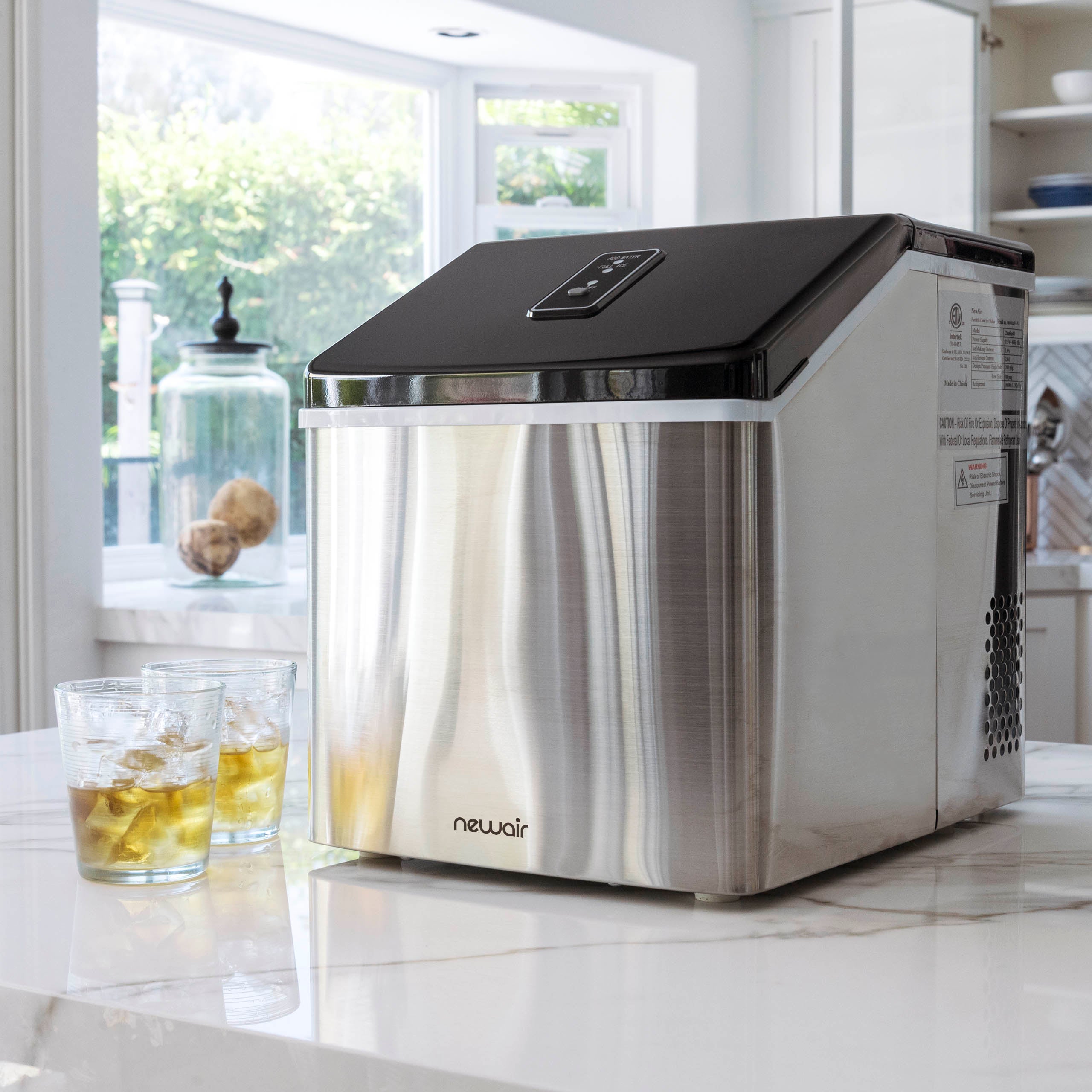 NewAir Countertop Clear Ice Maker