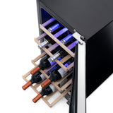 NewAir 15" Built-In 29 Bottle Dual Zone Compressor Wine Cooler