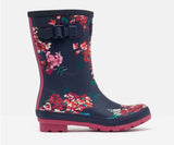 Joules Womens Molly Mid Height Printed Rain Boots