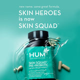 HUM Nutrition Skin Squad Pre + Probiotic Clear Skin Dietary Supplement Capsules - 60 Ct.