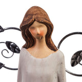 Evergreen 12" Star In Hand Natures Promise Angel Ceramic Statuary