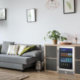 NewAir 224 Can Premium Built-in Beverage Fridge with Color Changing Lights