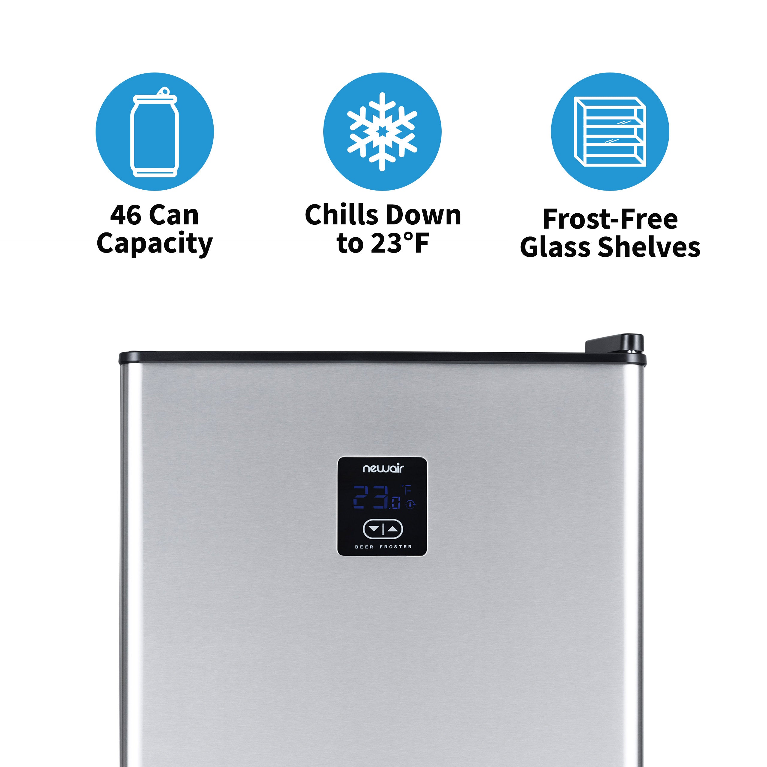 NewAir Beer Froster 46 Can Freestanding Beverage Fridge