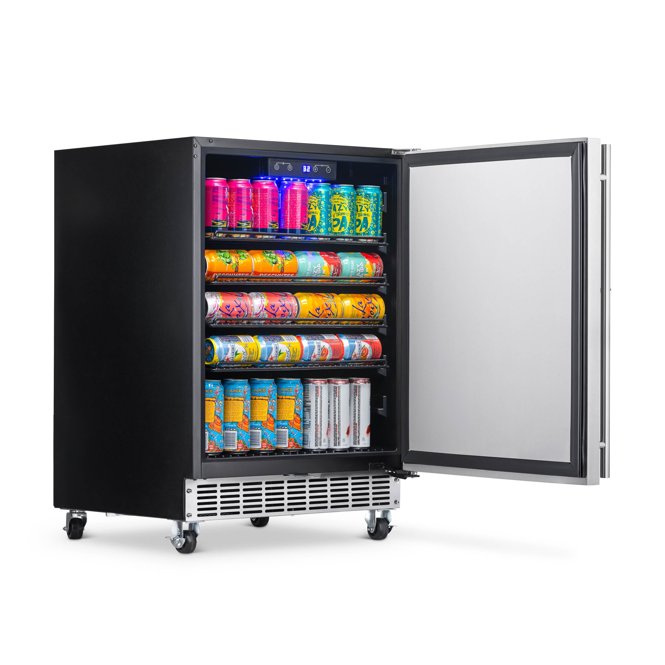 NewAir 24” Built-in 160 Can Outdoor Beverage Fridge