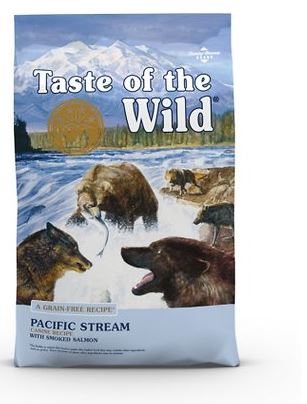 Taste of the Wild Pacific Stream Canine Recipe with Smoked Salmon Dry Dog Food - 5 lbs.