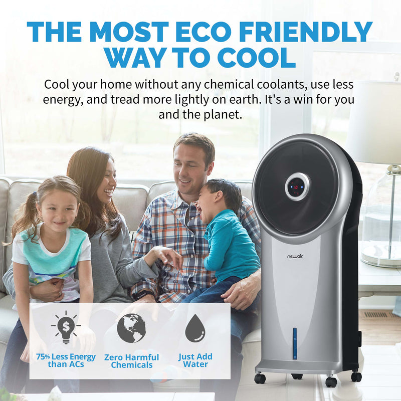 Newair Evaporative Air Cooler and Portable Cooling Fan - 470 CFM