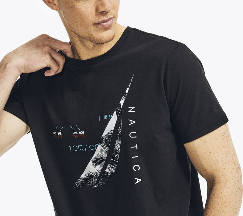 Nautica Mens Sustainably Crafted J-Classic Graphic Short Sleeve T-Shir ShopCGX Nautica Mens Sustainably Crafted J-Classic Graphic Short Sleeve T-Shir ShopCGX