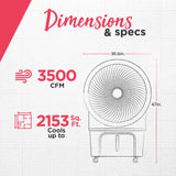 Frigidaire Evaporative Cooling Fan - XL