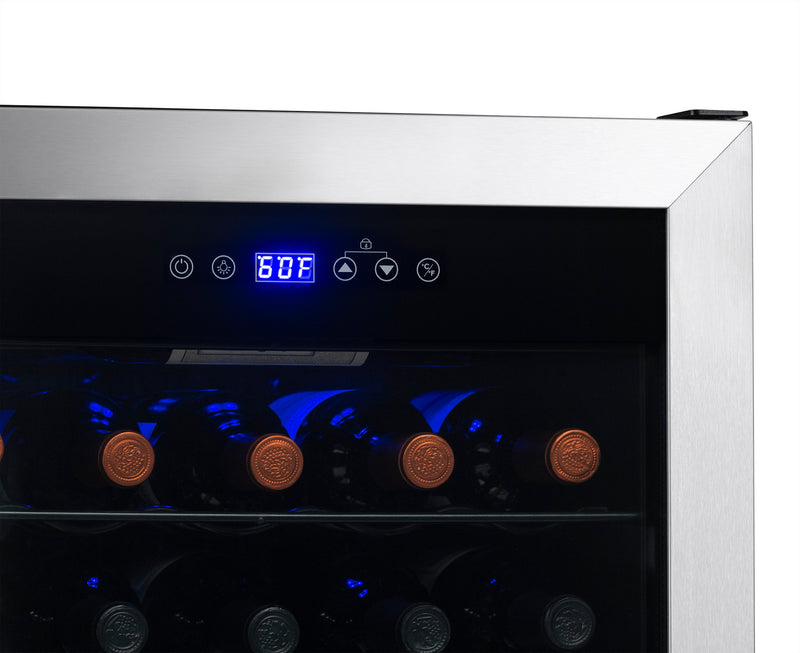 NewAir 23 Bottle Single Zone Freestanding Wine Cooler