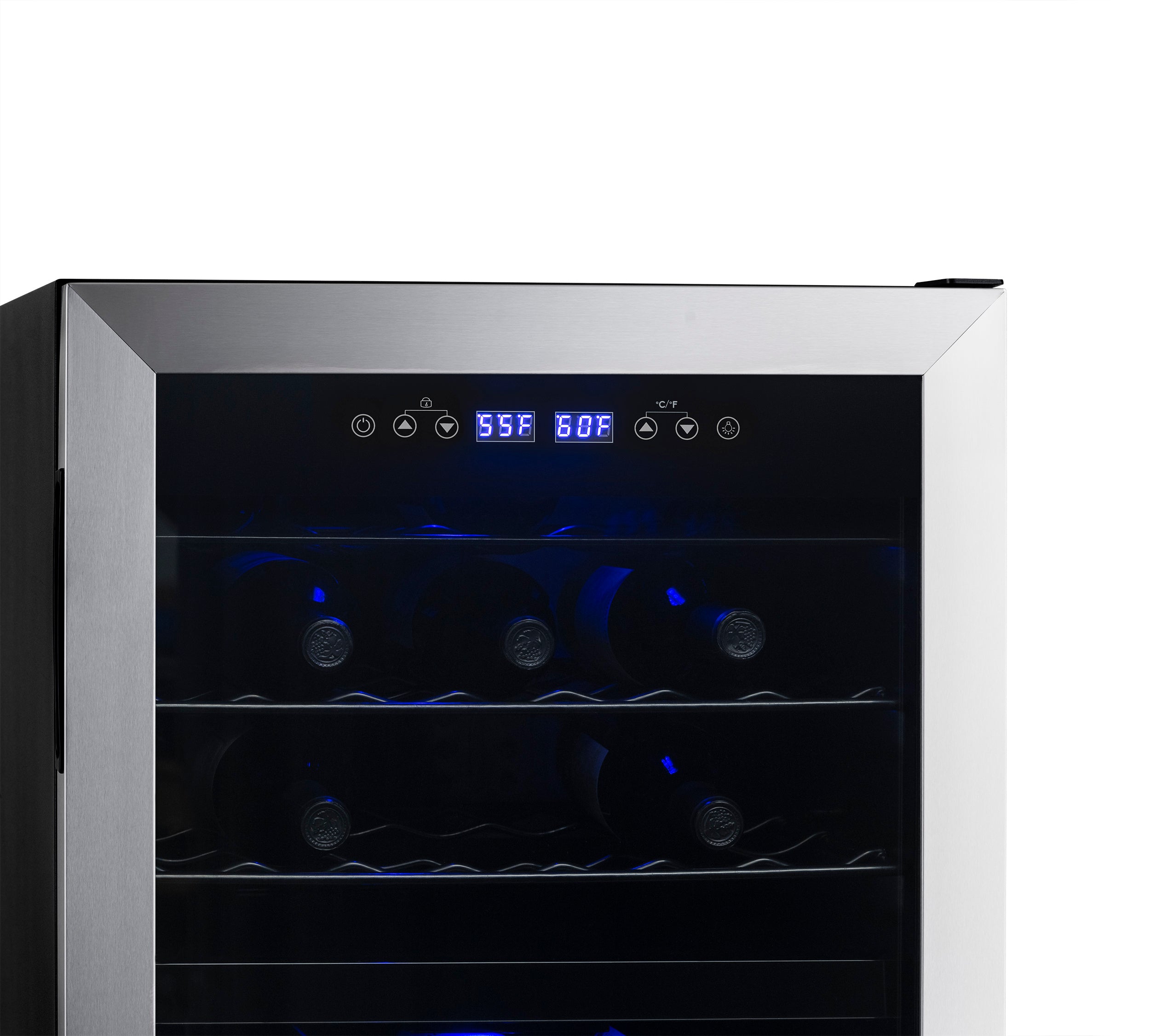 NewAir 43 Bottle Dual Zone Freestanding Wine Cooler