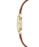 Anne Klein Womens Watch - Brown Leather Strap