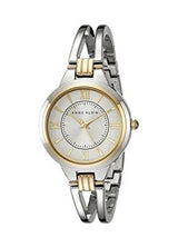 Anne Klein Womens Open Watch - Two Tone Stainless Steel Bangle