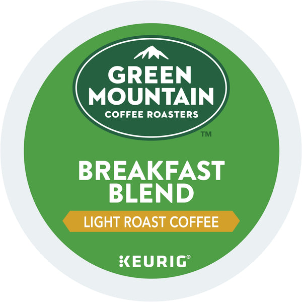 Keurig Green Mountain Coffee Roasters Breakfast Blend Light Roast Coffee K-Cup Pods - 48 Count