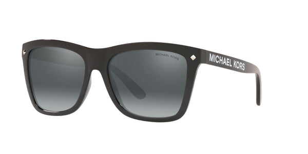Michael Kors Womens Montauk Black/Black Flash Non-Polarized Sunglasses