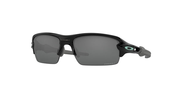 Oakley Youth Fit Flak XS Polished Black Frame - Prizm Black Lens - Non-Polarized Sunglasses