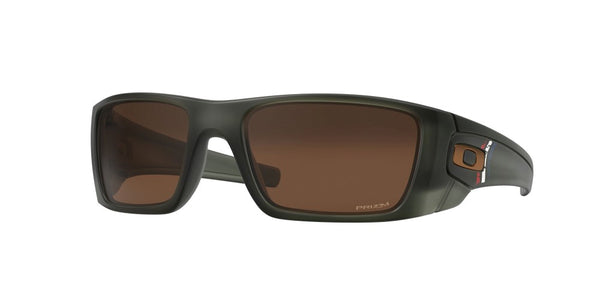 Oakley Mens Fuel Cell Matte Olive Ink Frames - Prizm Tungsten Lens - Non-Polarized Sunglasses