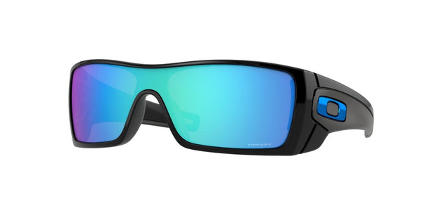 Oakley Mens Batwolf Polished Black Frame - Prizm Sapphire Lens - Non Polarized Sunglasses