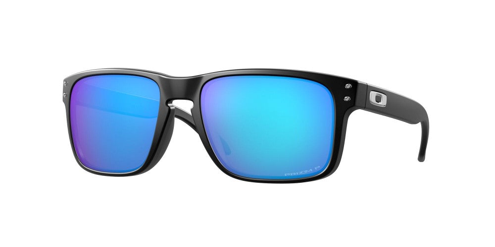 Oakley Holbrook Matte Black Frame - Prizm Sapphire Iridium Lens - Polarized Sunglasses