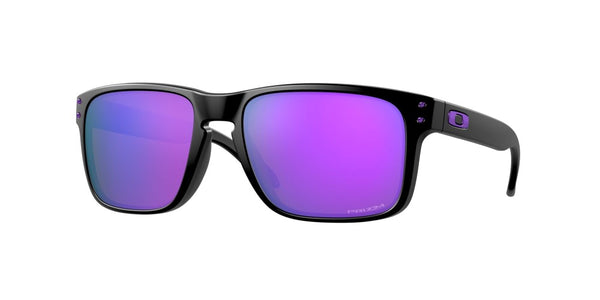 Oakley Holbrook Matte Black Frame - Prizm Violet Lens - Non Polarized Sunglasses
