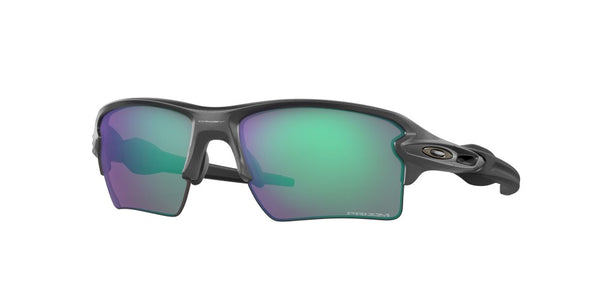 Oakley Mens Flak 2.0 XL Steel Frames - Prizm Road Jade - Non-Polarized Sunglasses