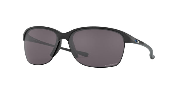 Oakley Womens Unstoppable Matte Black Frames - Prizm Gray Lens - Non-Polarized Sunglasses