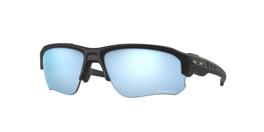 Oakley Mens SI Speed Jacket Matte Black Frames Prizm Deep Water Lens Polarized Sunglasses