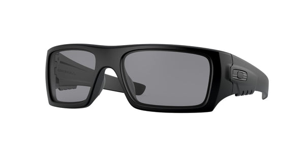 Oakley Mens Det Cord Matte Black Frame - Gray Lens - Non Polarized Sunglasses