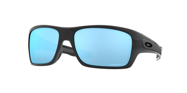 Oakley Mens Turbine Polished Black Frame - Prizm Deep Water Lens - Polarized Sunglasses