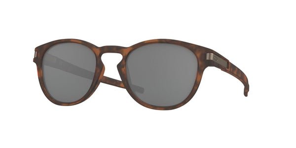 Oakley Mens Latch Matte Brown Tortoise Frame - Prizm Black Lens - Non Polarized Sunglasses