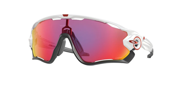 Oakley Jawbreaker Polished White Frame - Prizm Road Lens - Non Polarized Sunglasses