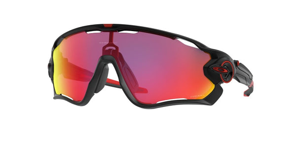 Oakley Mens Jawbreaker Matte Black Frame - Prizm Road Lens - Non Polarized Sunglasses