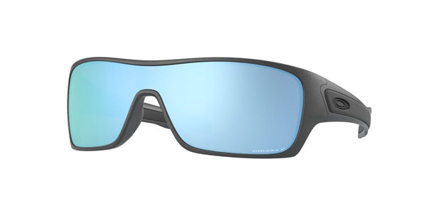 Oakley Mens Turbine Rotor Steel Frame - Prizm Deep Water Lens - Polarized Sunglasses