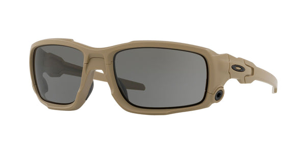 Oakley Si Ballistic Shocktube Terrain Tan Frame - Gray Lens - Non Polarized Sunglasses