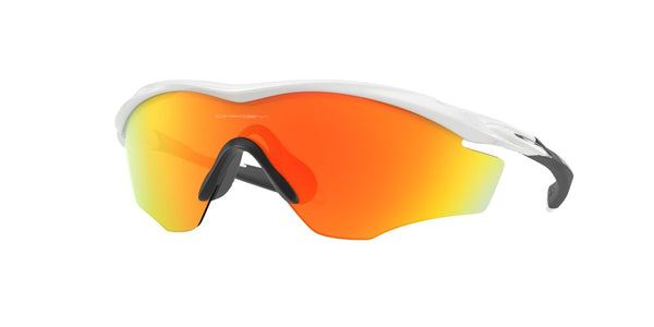 Oakley Mens M2 Frame Xl Polished White Frame - Fire Iridium Lens - Non Polarized Sunglasses