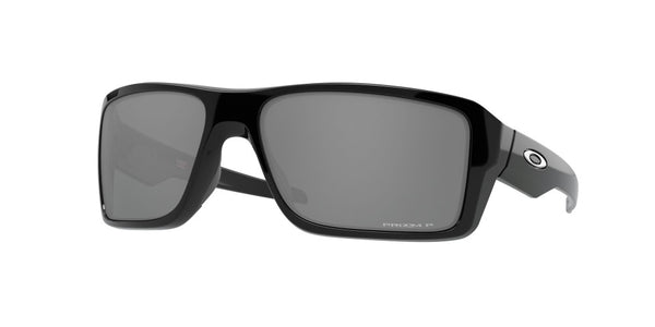 Oakley Mens Double Edge Polished Black Frame - Prizm Black Lens - Polarized Sunglasses