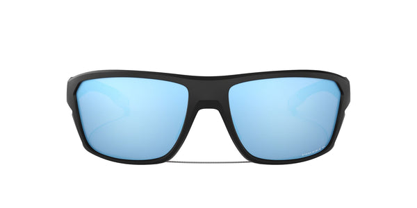 Oakley Mens Split Shot Matte Black Frame - Prizm Deep Water Lens - Polarized Sunglasses