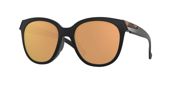 Oakley Womens Low Key Matte Black Frame - Prizm Rose Gold Lens - Polarized Sunglasses